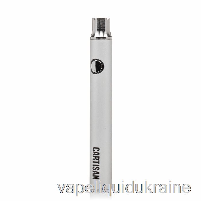 Vape Ukraine Cartisan Button VV 350 510 Battery Silver